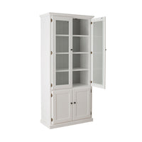 Armand 4 Door Display Cabinet 94.6 x 206cm White