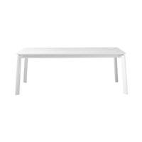 Santana Aluminium Extension Table White  200/300cm