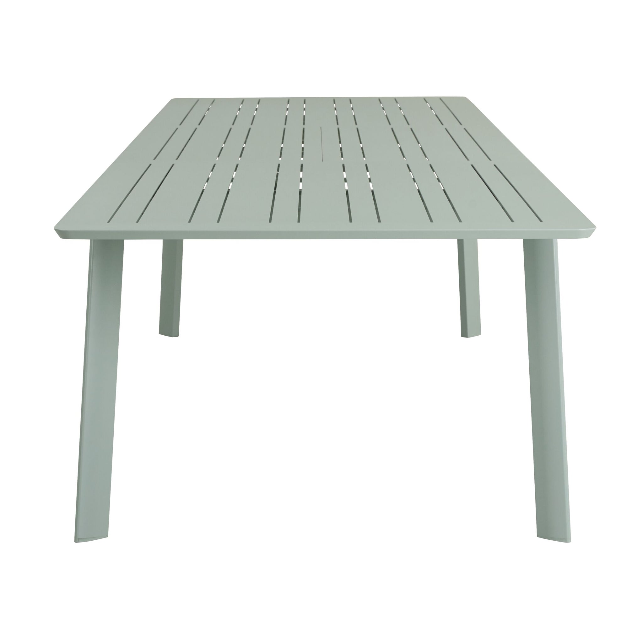 Santana Aluminium Dining Table 260cm (Extends to 370cm) Steely Green
