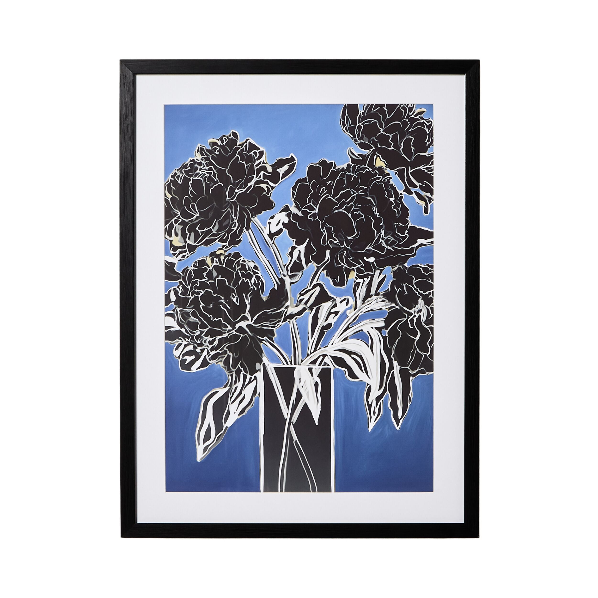 Botanical Ink Framed Print 60x80cm