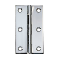 2670 Hinge Fixed Pin Chrome Plated H89xW50mm