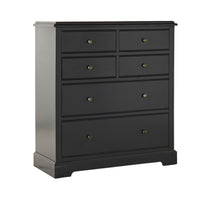 Clover 6 Drawer Chest Black