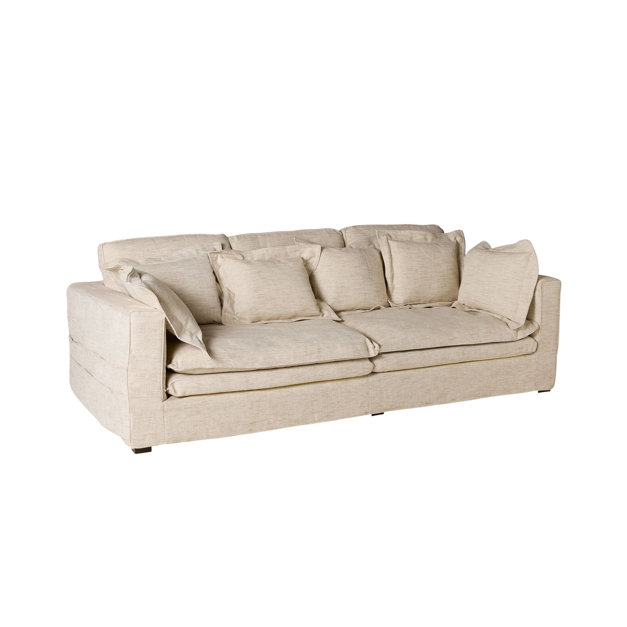 Slouch 3 Seater Sofa Natural Weave