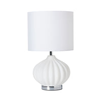 Swansea Glass Table Lamp 51x30cm