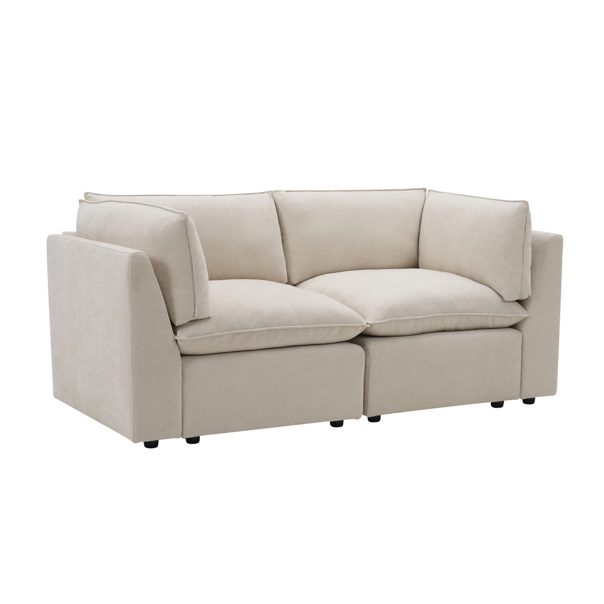 Sora 2 Seater Sofa Ivory