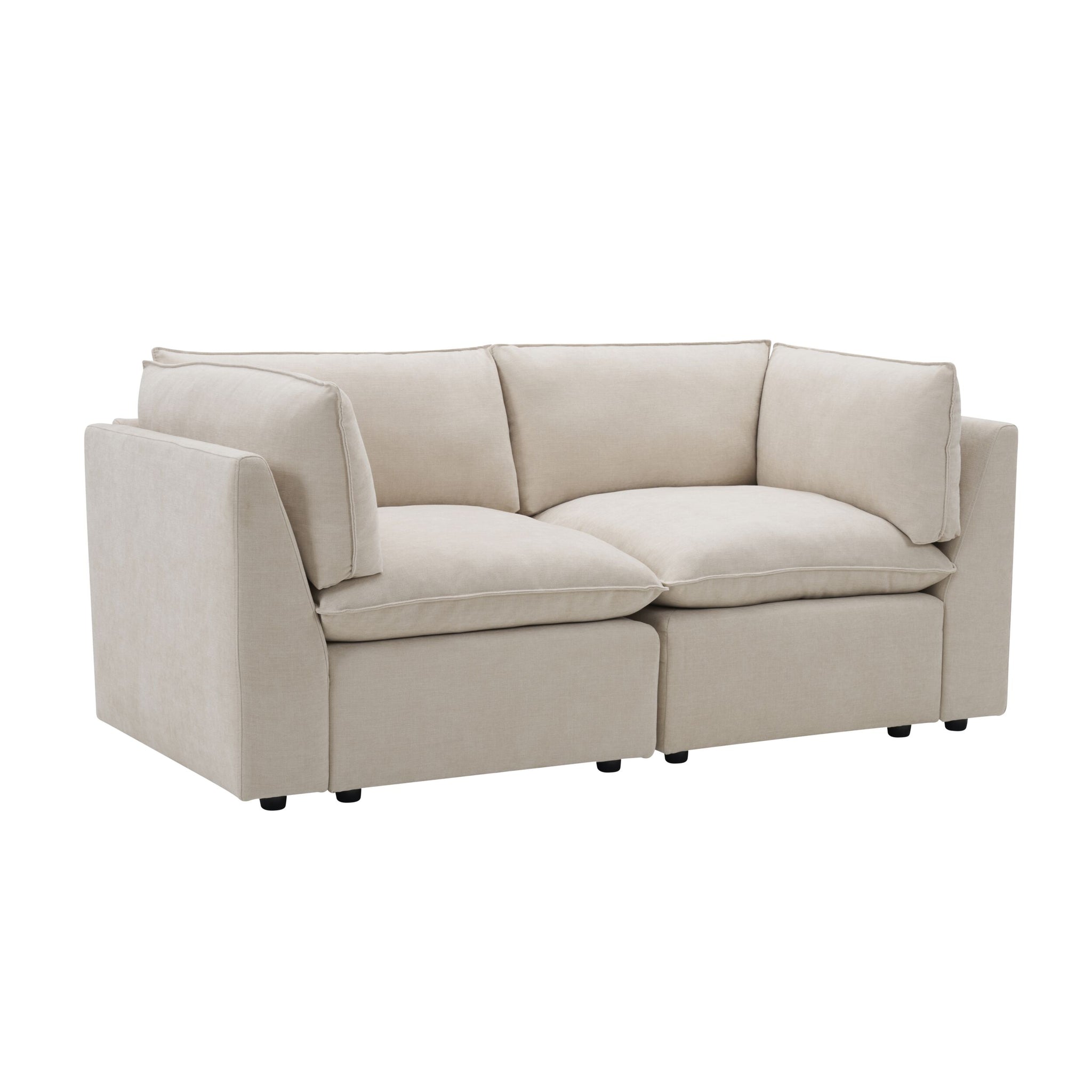 Sora 2 Seater Sofa Ivory