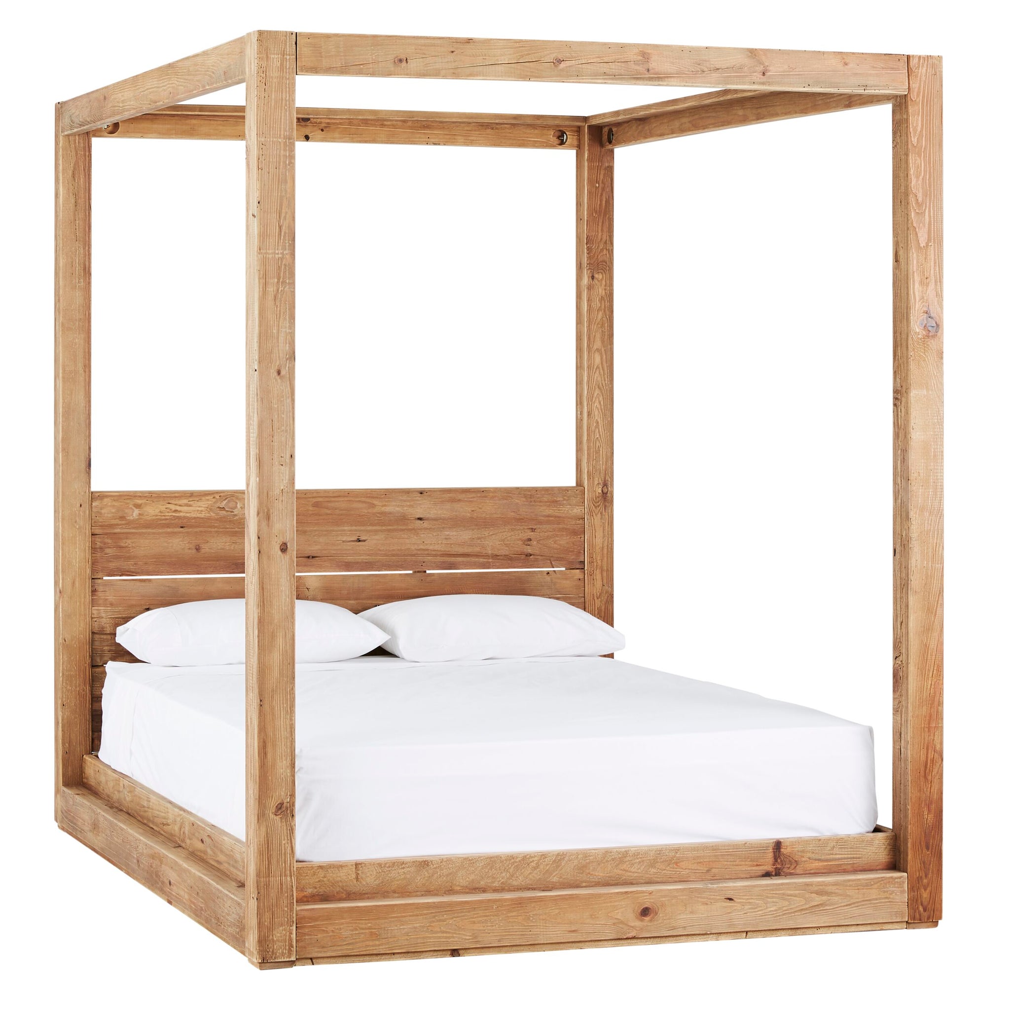 Kalise Reclaimed Timber 4 Poster King Bed