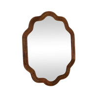 Sati Scalloped Wooden Mirror