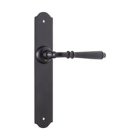 9620 Door Lever Reims Latch Pair Matte Black H240xW40xP70mm