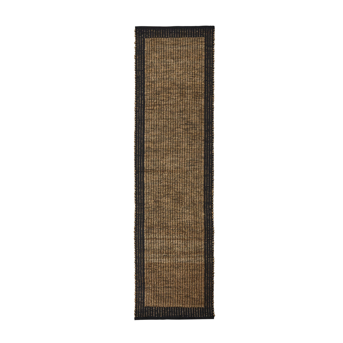 Alhambra Border Jute Runner Walnut 80x300cm