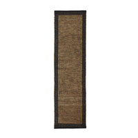 Alhambra Border Jute Runner Walnut 80x300cm