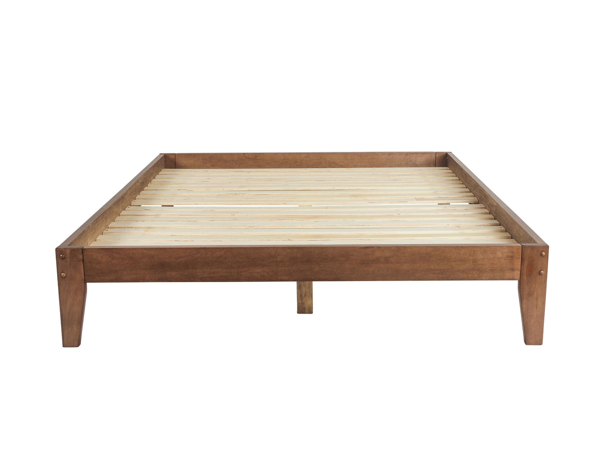 Kyan Queen Bed Base Chestnut