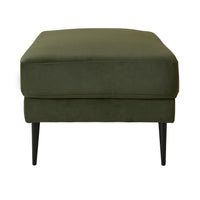 Irvine Ottoman Velvet Eucalyptus
