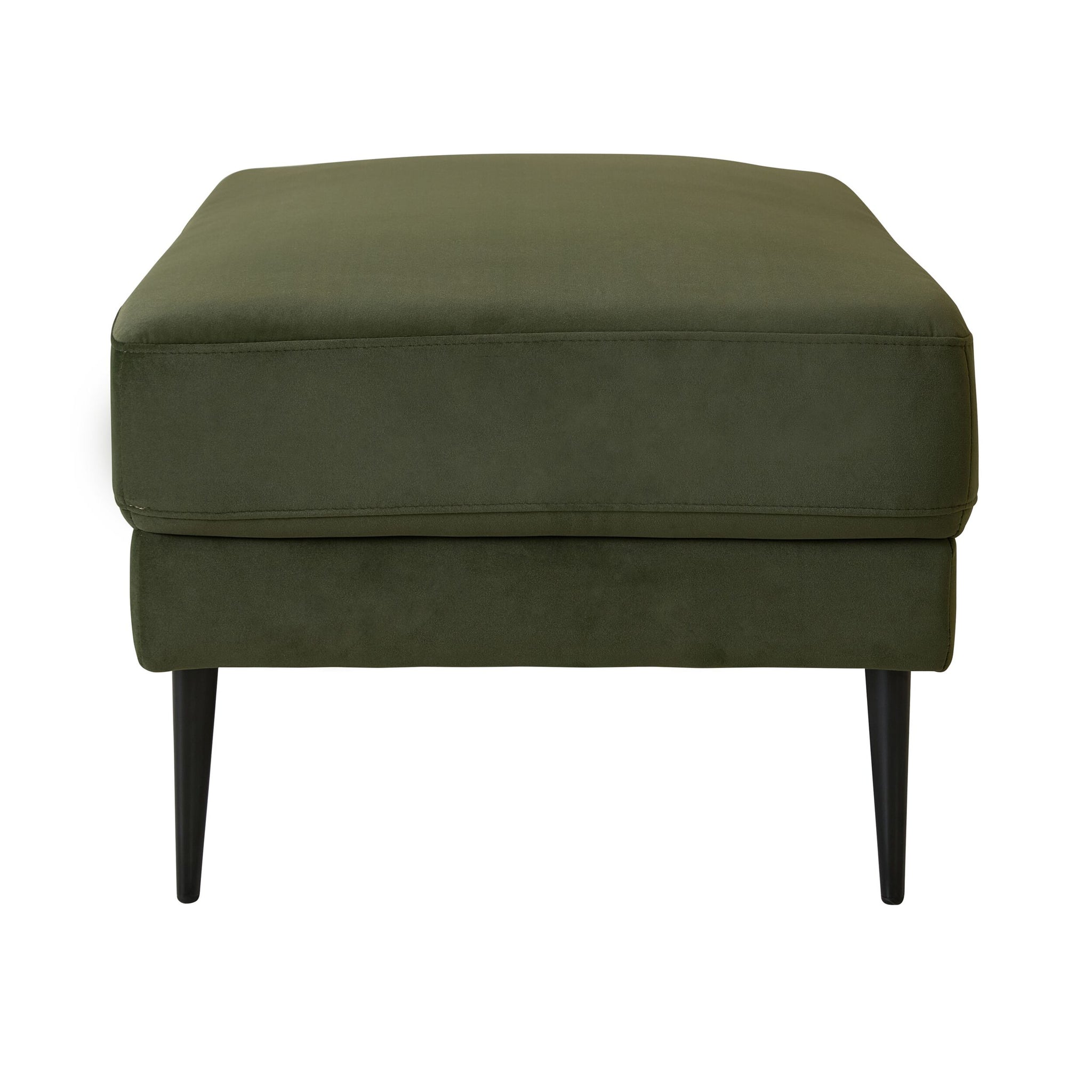 Irvine Ottoman Velvet Eucalyptus