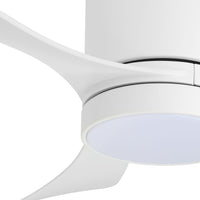 Cove Hugger 106cm Indoor DC Fan - White with White ABS Blades