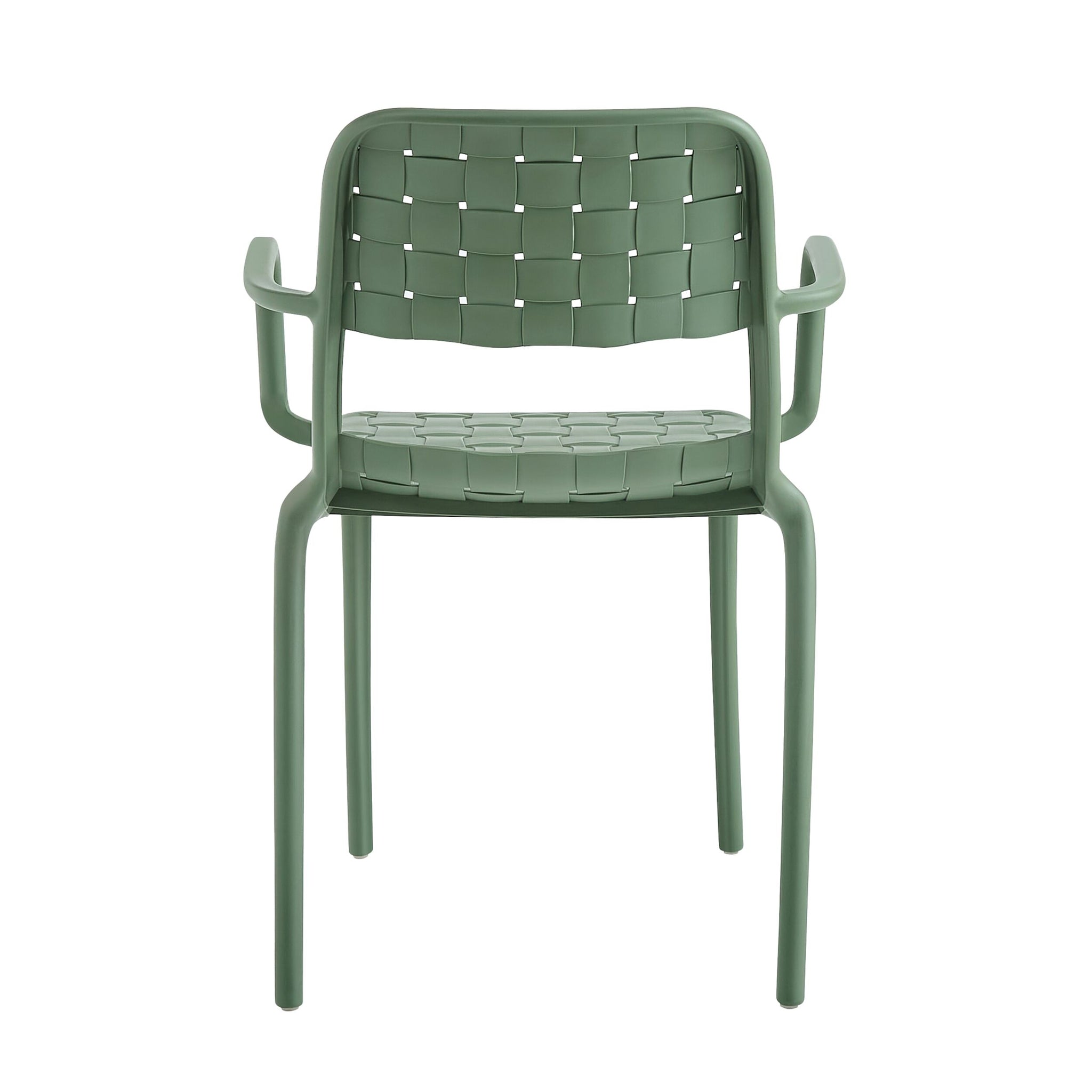 Em Weave Dining Chair Fennel Green