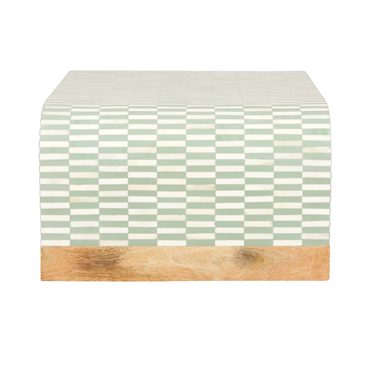 Nylah Curved Bone Inlay Coffee Table