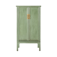 Sansha 2 Door Wardrobe Sage Green