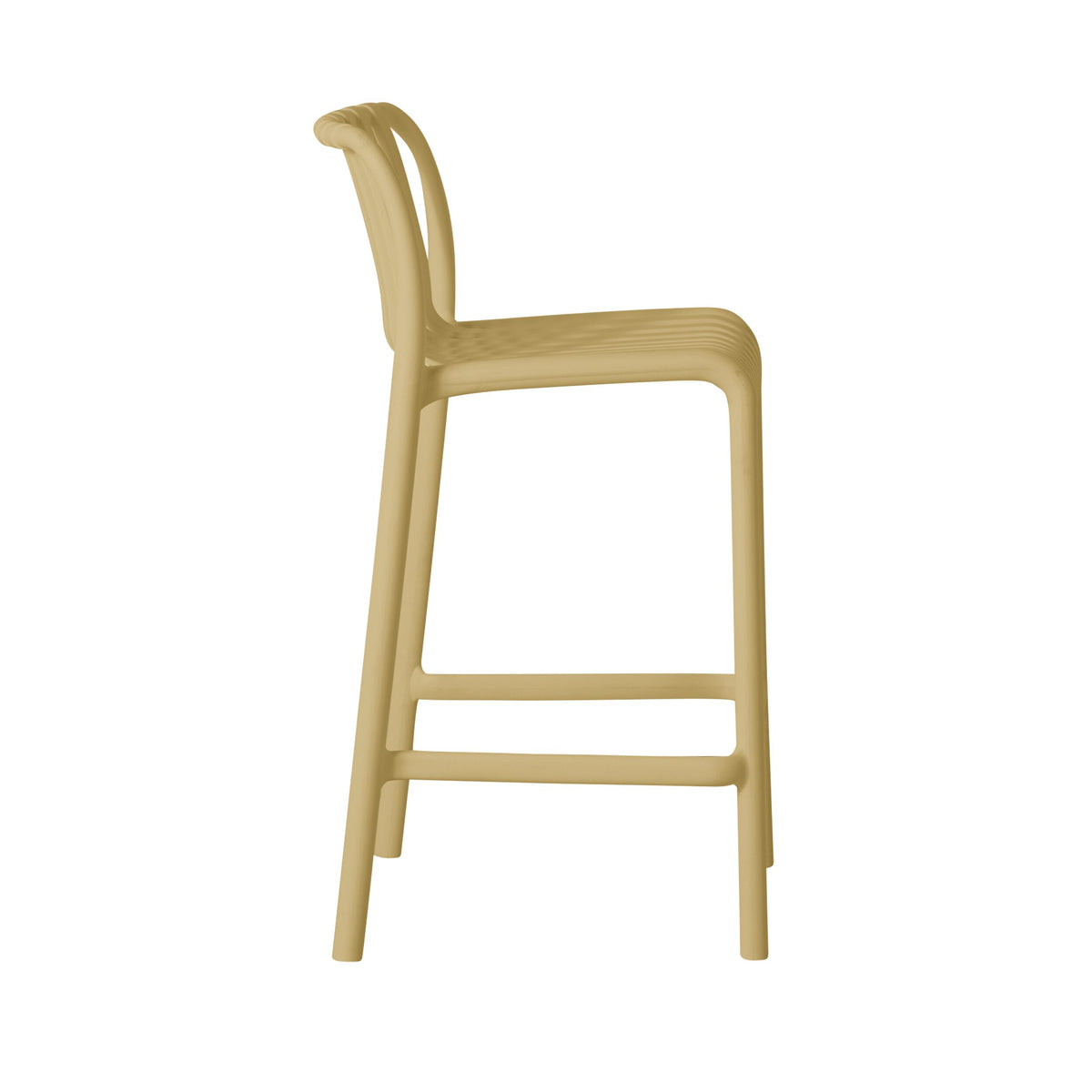 Jesi Bar Stool Butter Yellow