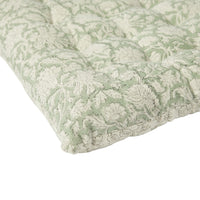 Sorella Mint Flora Seat Cushion 40x40cm