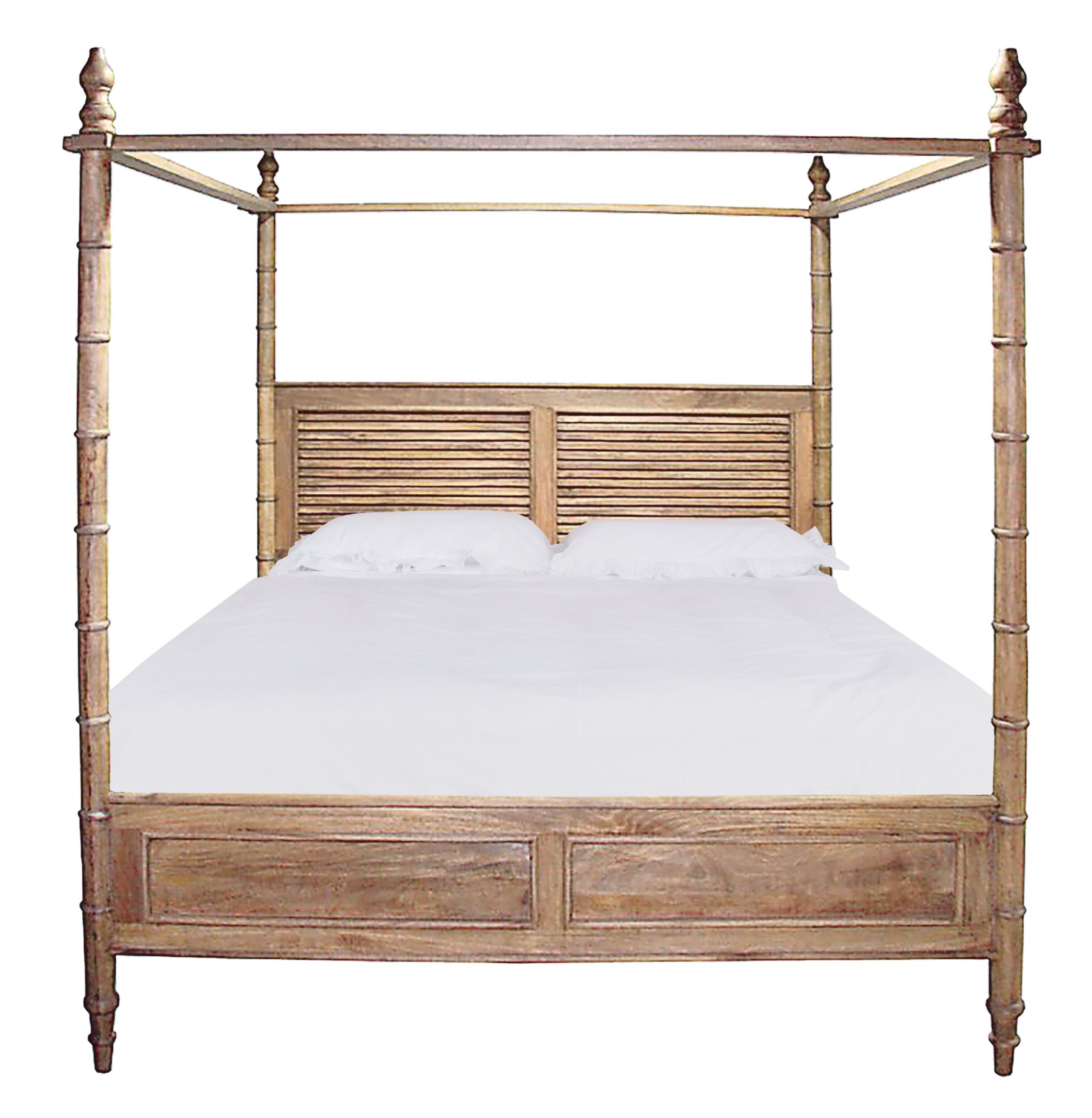 Early settler four poster shop bed