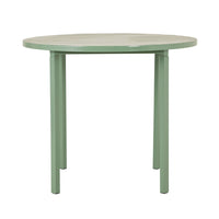 Kace Round Dining Table 90cm Sage Green