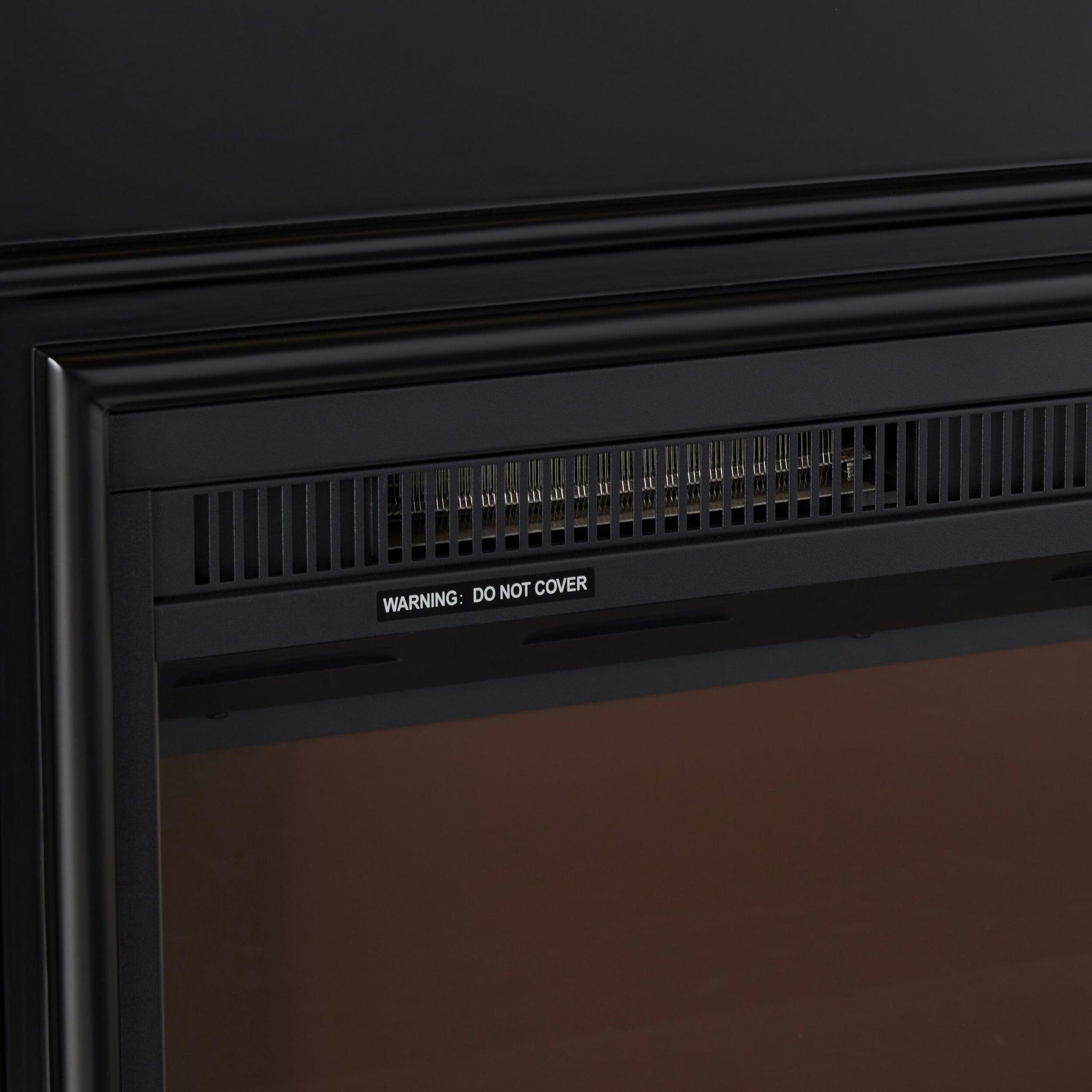 Islington Fireplace Black 120x33x101.5cm