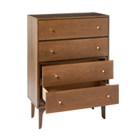 Vincent 4 Drawer Chest Walnut