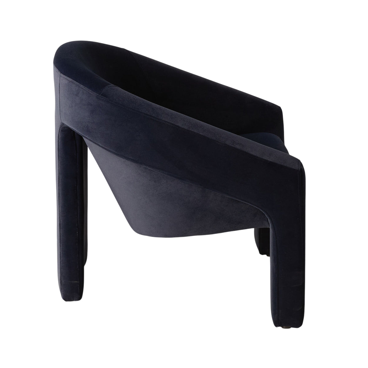 Luka Occasional Chair Velvet Midnight Blue