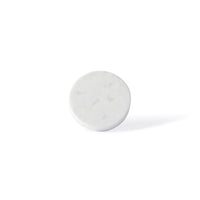 White Marble Knob Large 9.5x1cm