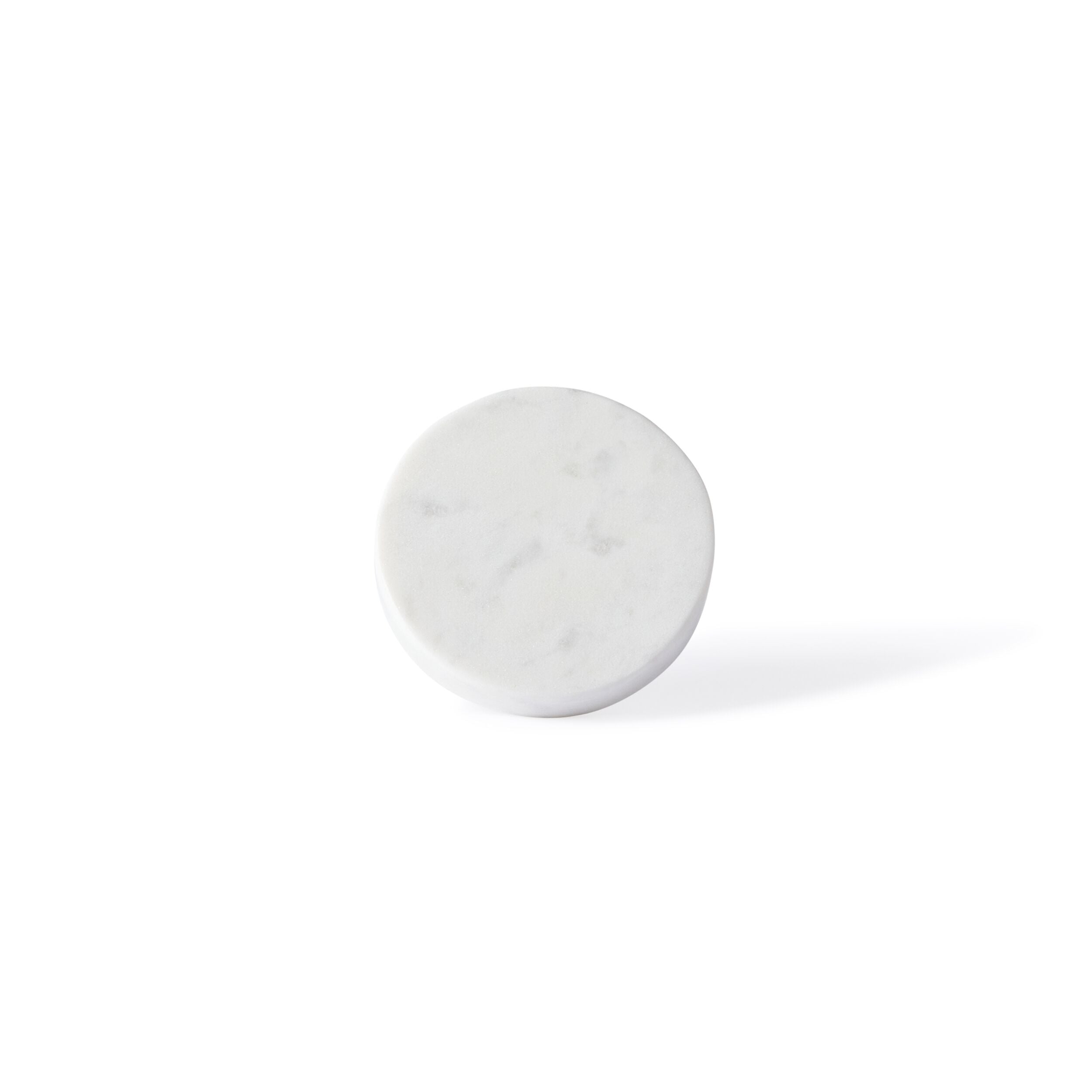 White Marble Knob Large 9.5x1cm