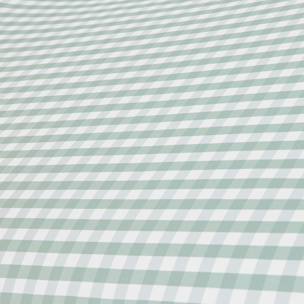 Amalfi Umbrella Scallop Edge Green/White Gingham