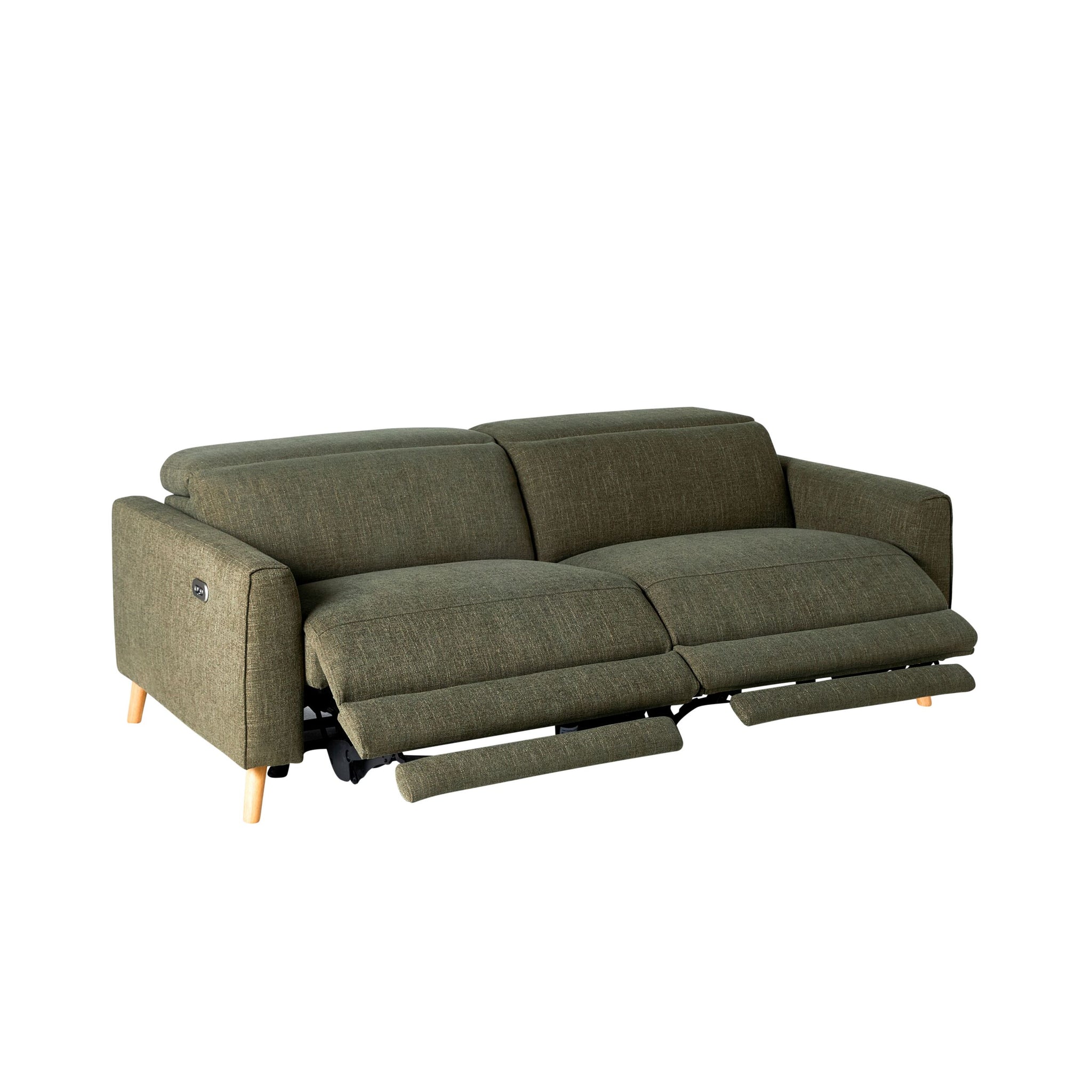 Dunaway 2 Seater Recliner Sofa Daintree Green