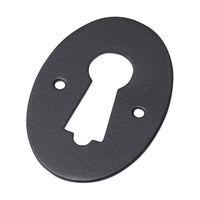 1188 Escutcheon Pressed Matte Black H44xW30mm