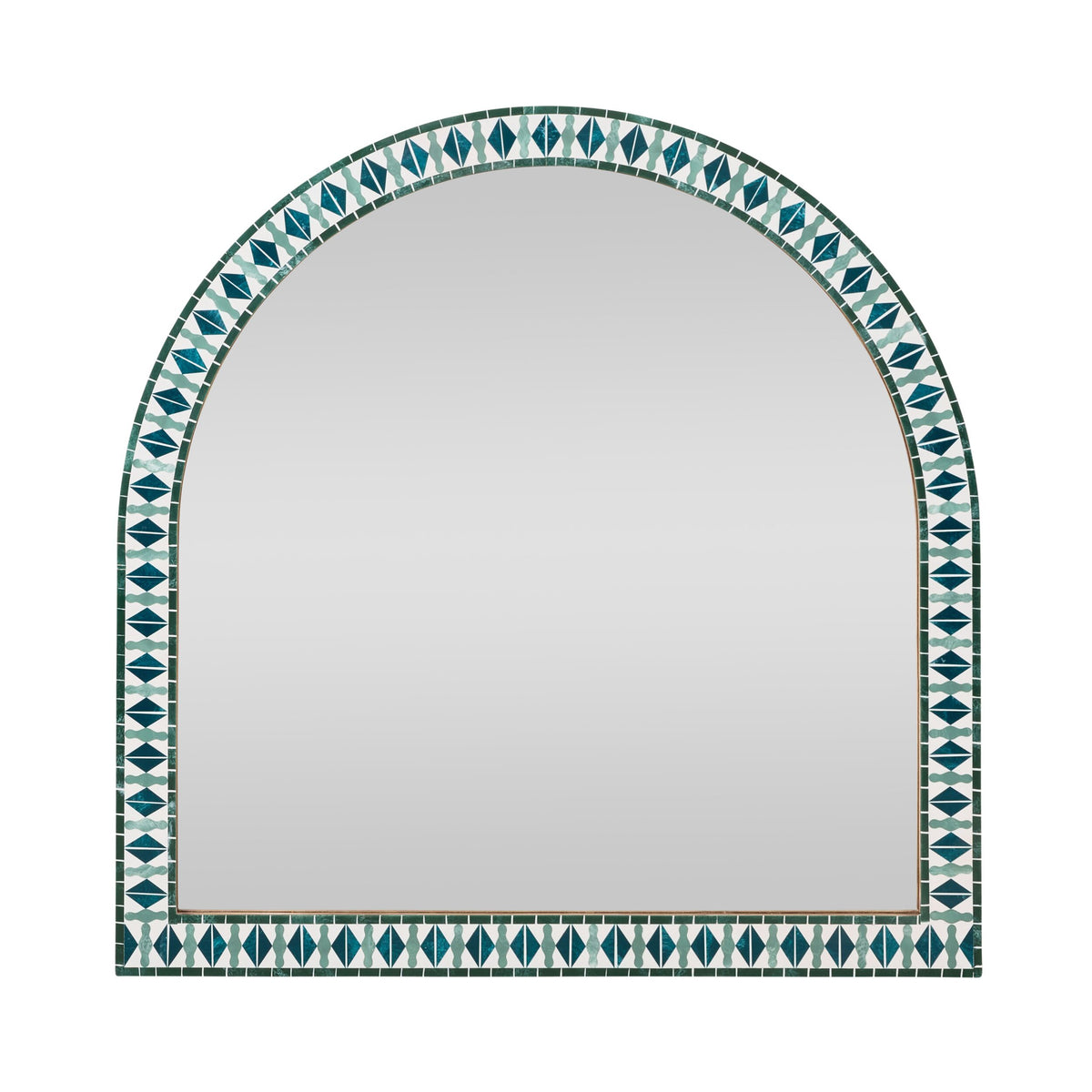 Azure Coast Resin Inlay Mantel Mirror