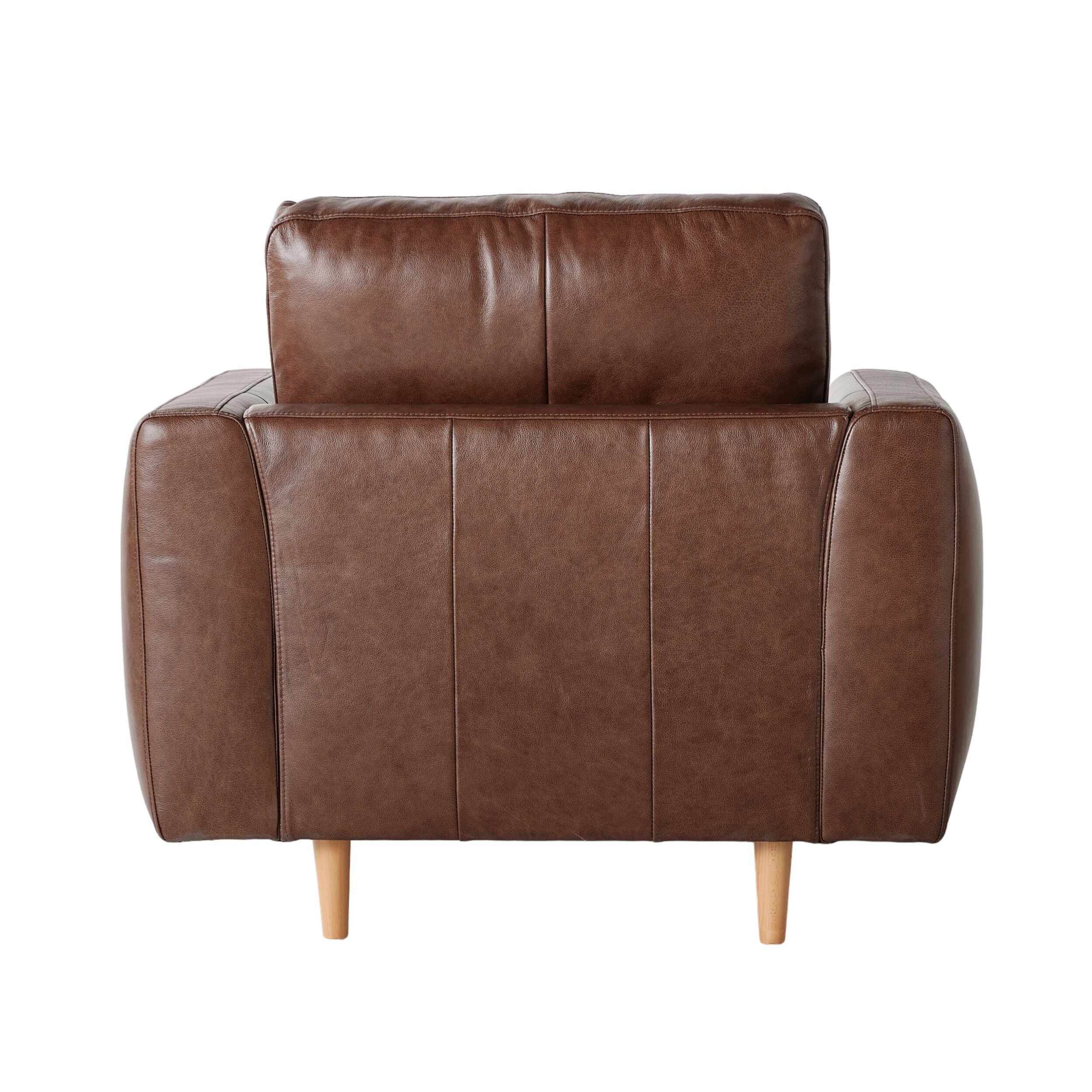 Harrison Leather Armchair Dakota Mocha