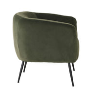 Kianna Occasional Chair Velvet Eucalyptus Green