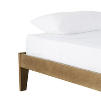 Kyan King Single Bed Base Chestnut