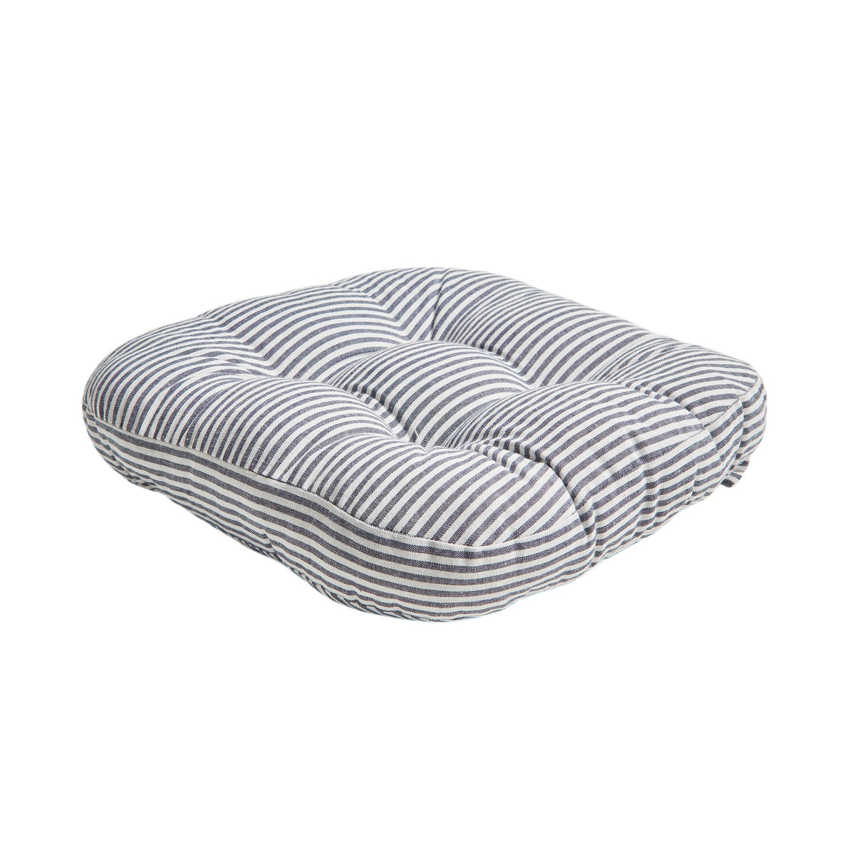 Marais Navy Stripe Seat Cushion 41x44x5cm