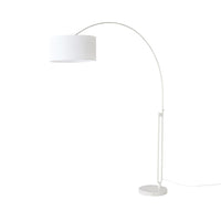 Marlo Arc Floor Lamp White 213cm