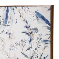 Springtime Blooms Natural Framed Canvas Print 140x100cm