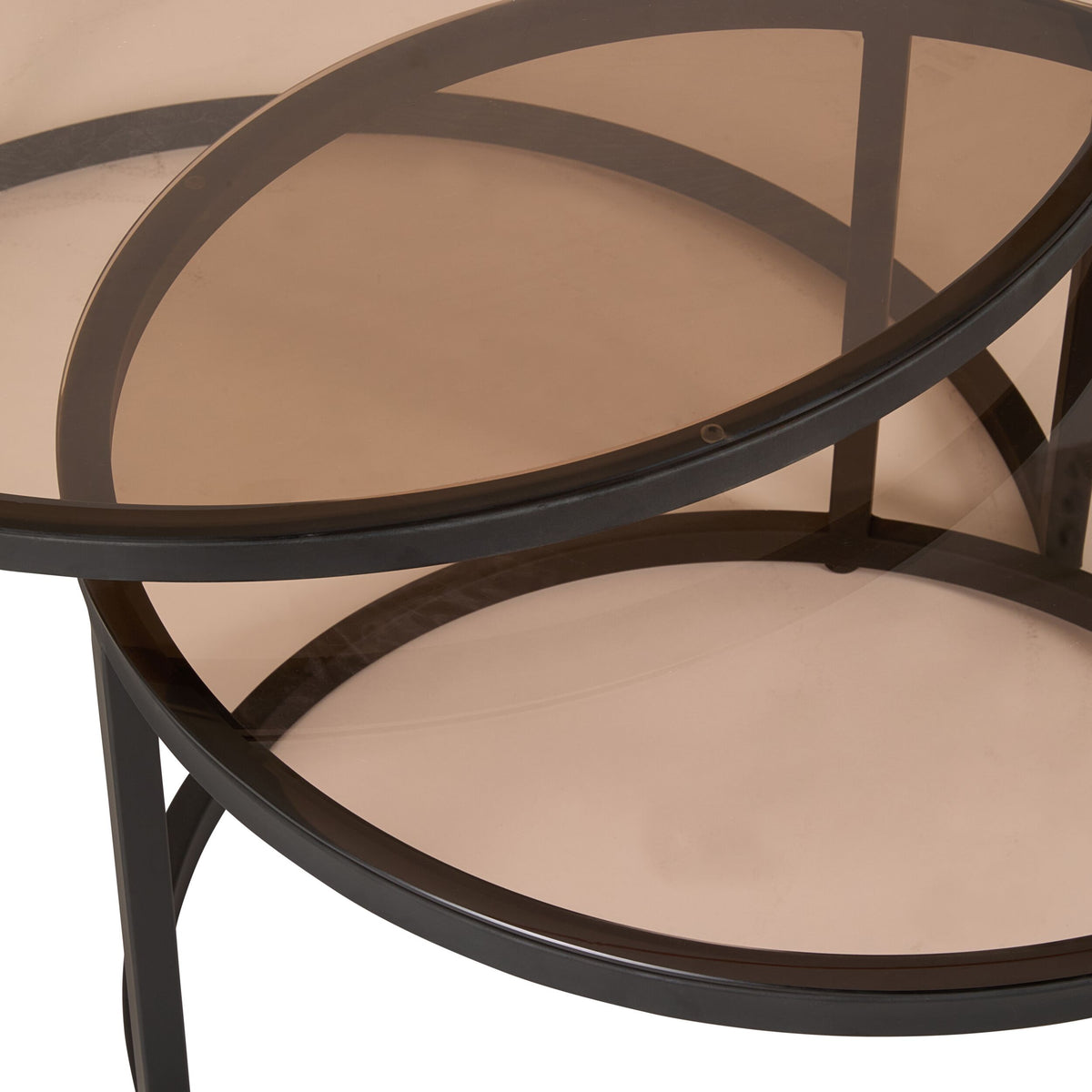 Bowie Nested Glass Coffee Table