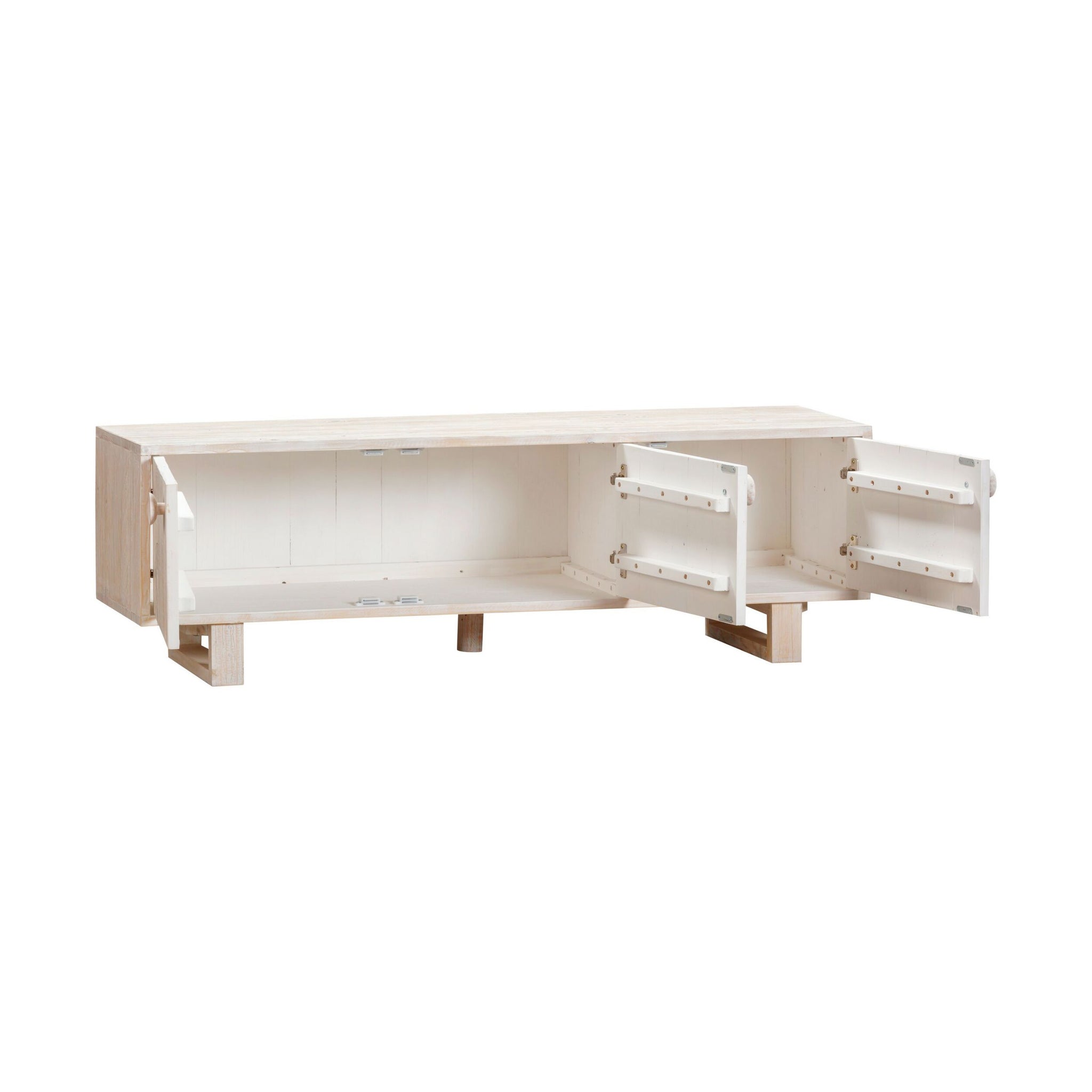 Daylesford 3 Door Entertainment Unit White Wash