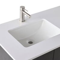 Odin Single Vanity Black Oak 940mm