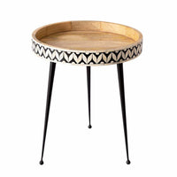 Indali Bone Inlay Side Table