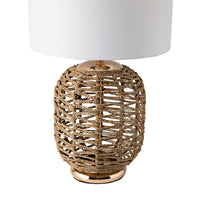 Laural Seagrass Natural/Cream Table Lamp 52x36cm