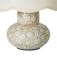 Petal Grove Table Lamp Taupe 34cm