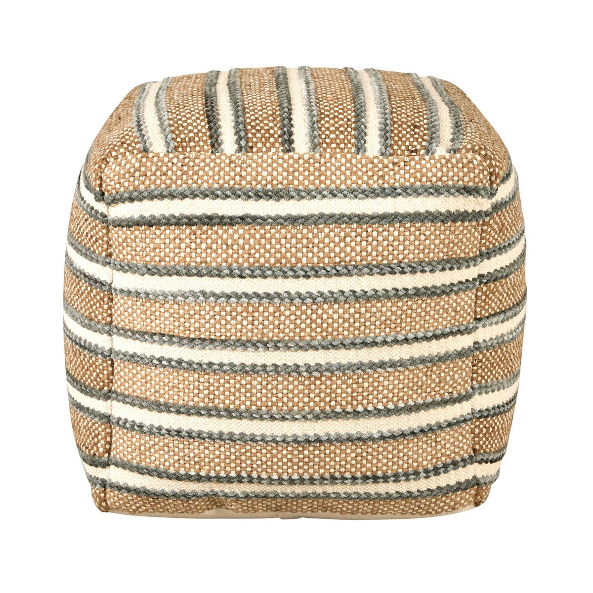 Tide Stripe Pouf
