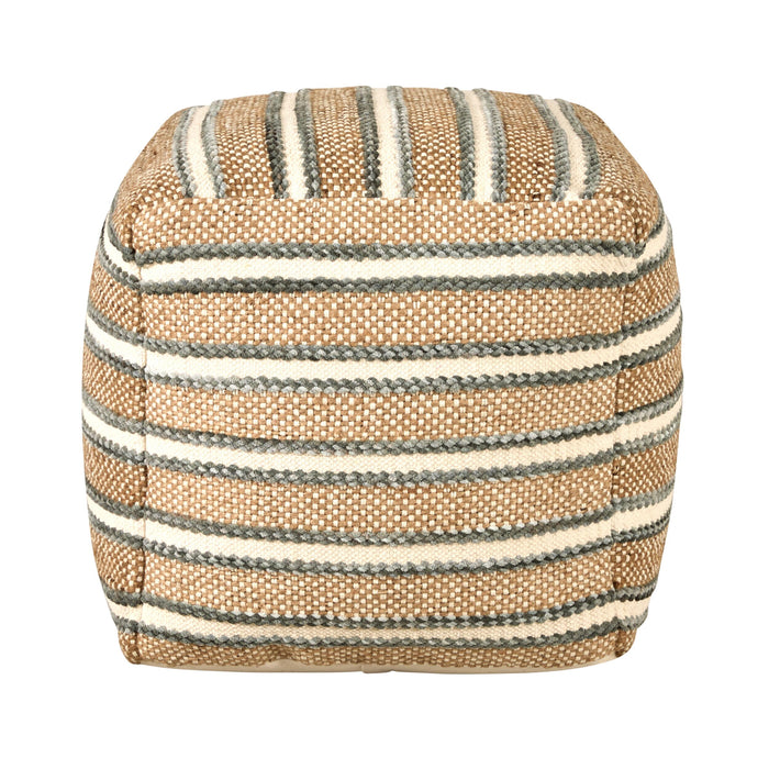 Tide Stripe Pouf
