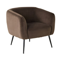 Kianna Occasional Chair Velvet Chocolate